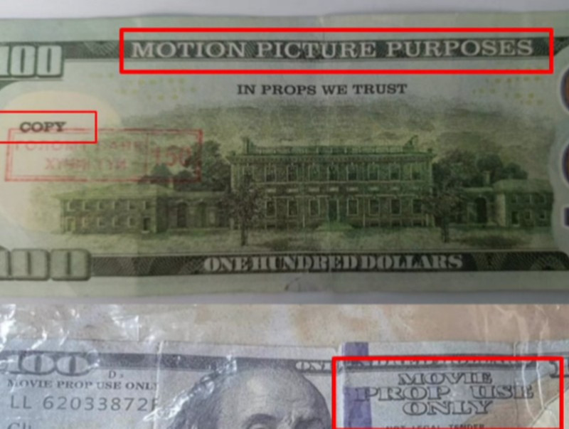 Кино зураг авалтад ашиглах зориулалттай хуурамч ам.долларыг солиулжээ